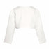 White Long Sleeves Bolero Jacket - Priority Shipping Jackets & Coats Little Palace Store